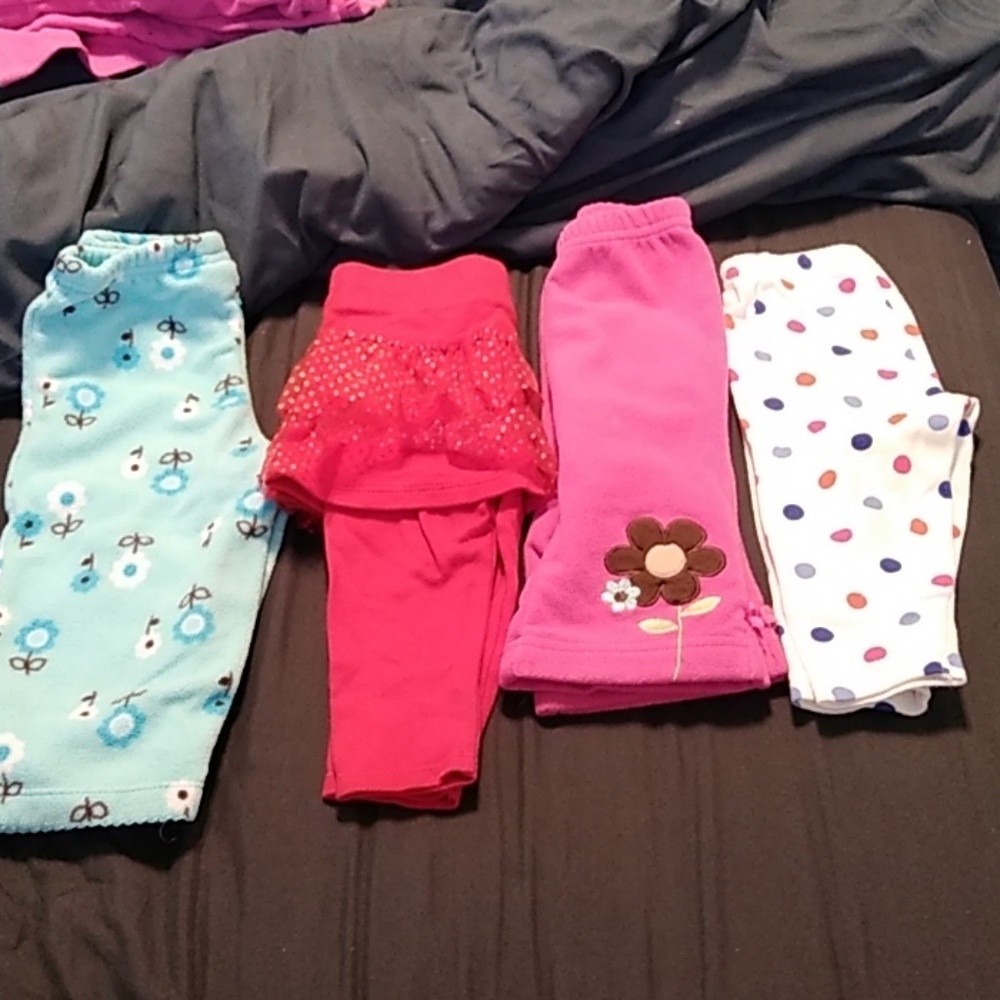 Bundle of toddler leggings and sweats